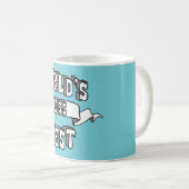 Der Chef-Typografie-Text-Tasse der Welt beste Kaffeetasse (VorderseiteRechts)