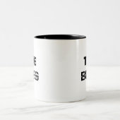DER CHEF ZWEIFARBIGE TASSE (Mittel)