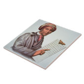 Der Cherokee Gelehrte, Sequoyah (1776-1843) (Farbe Fliese (Seite)