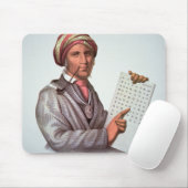 Der Cherokee Gelehrte, Sequoyah (1776-1843) (Farbe Mousepad (Mit Mouse)