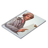 Der Cherokee Gelehrte, Sequoyah (1776-1843) (Farbe Notizblock (Linke Seite)