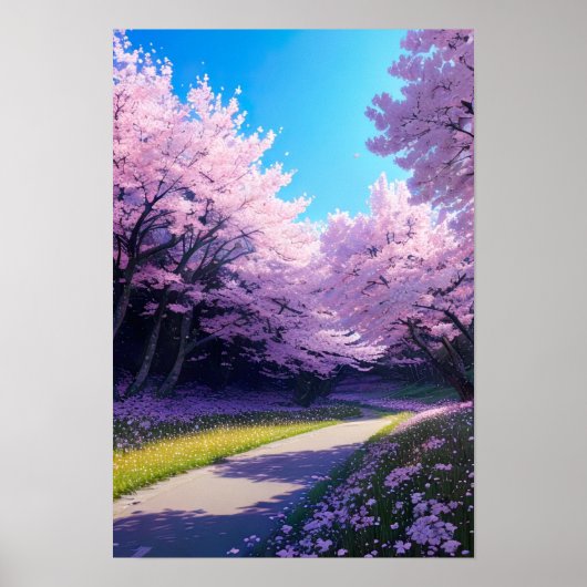 Der Cherry-Blossom-Pfad Poster (Vorne)