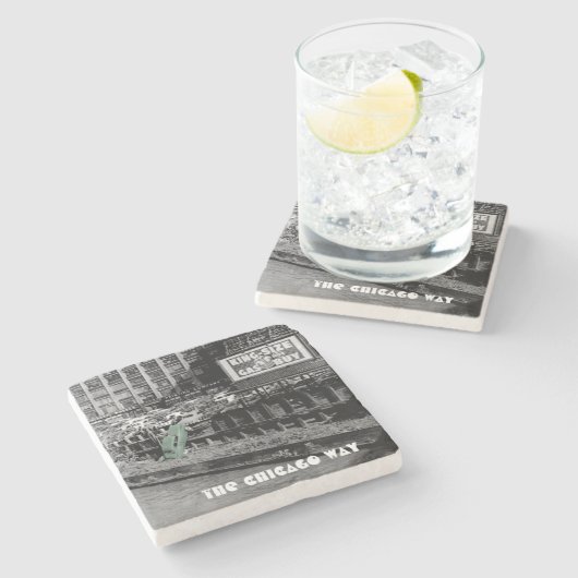 DER CHICAGO-WEG VERSCHWINDET DAS FARBSTOFFANTIK. STEINUNTERSETZER (Seitenansicht)