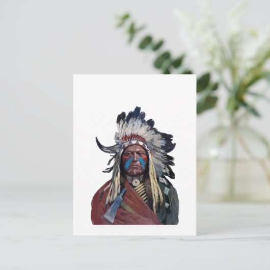 Der Chieftain Postkarte (Stehend Vorderseite)
