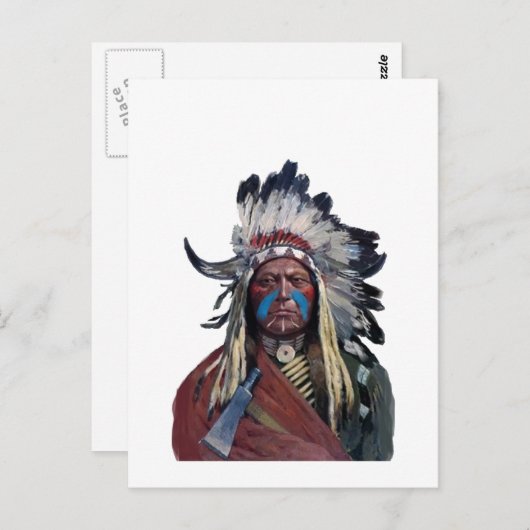Der Chieftain Postkarte (Vorne/Hinten)