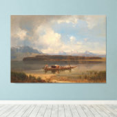 Der Chiemsee Im Herbst Leinwanddruck (Insitu (Holzboden))