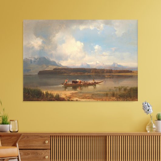 Der Chiemsee Im Herbst Leinwanddruck (Insitu (Wohnzimmer))
