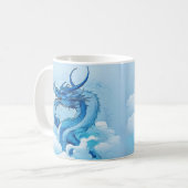 Der chinesische Drache in der Wolke Kaffeetasse (Vorderseite Links)