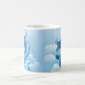 Der chinesische Drache in der Wolke Kaffeetasse (Mittel)