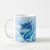 Der chinesische Drache in der Wolke Kaffeetasse (Links)