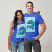 Der chinesische Drache in der Wolke T-Shirt (Unisex)