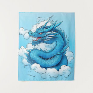 Der chinesische Drache in der Wolke Wandteppich
