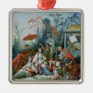 Der chinesische Garten, c.1742 Ornament Aus Metall