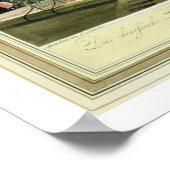 Der chinesische Pavillon im Laxengarten, Vie Poster (Ecke)