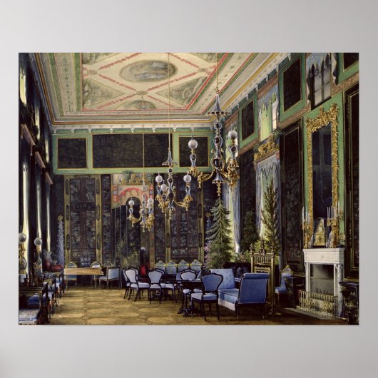 Der chinesische Saal im großen Palais Poster (Vorne)