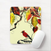 Der chinesische Vogel im Herbst Mousepad (Mit Mouse)