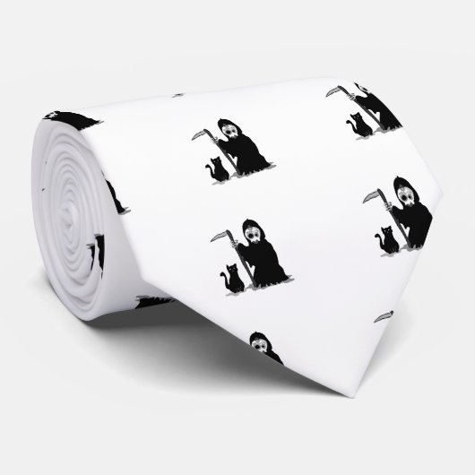 Der chiquita/Tod The little grim reaper Krawatte (Gerollt)