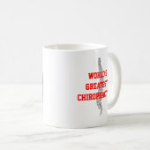 Der Chiropraktor-Kaffee-Tasse der Welt bestste Kaffeetasse (VorderseiteRechts)
