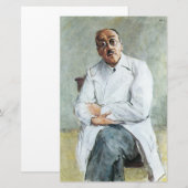 Der Chirurg (von Max Liebermann) Briefpapier (Vorne/Hinten)