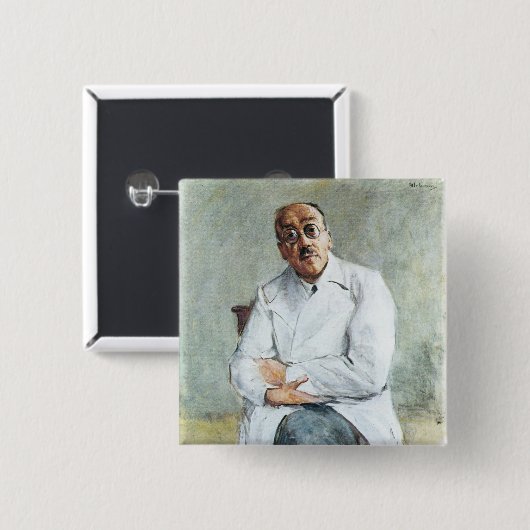Der Chirurg (von Max Liebermann) Button (Vorne & Hinten)