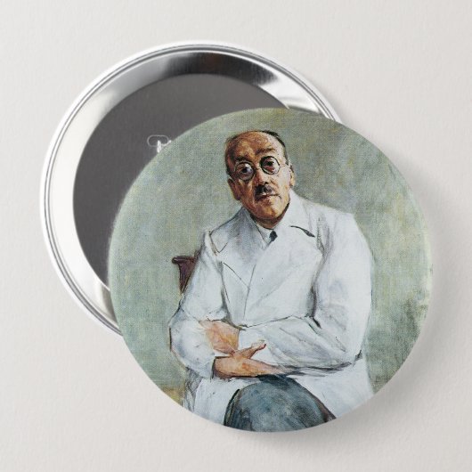 Der Chirurg (von Max Liebermann) Button (Vorne & Hinten)