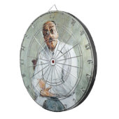 Der Chirurg (von Max Liebermann) Dartscheibe (Vorderseite rechts)