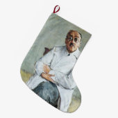 Der Chirurg (von Max Liebermann) Großer Weihnachtsstrumpf (Vorderansicht (hängend))