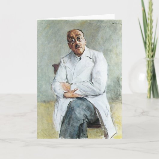 Der Chirurg (von Max Liebermann) Karte (Vorderseite)