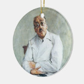 Der Chirurg (von Max Liebermann) Keramik Ornament (Links)