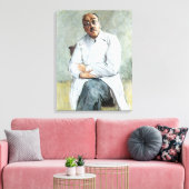 Der Chirurg (von Max Liebermann) Leinwanddruck (Insitu (Wohnzimmer))