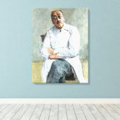Der Chirurg (von Max Liebermann) Leinwanddruck (Insitu (Holzboden))