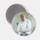 Der Chirurg (von Max Liebermann) Magnet (Vorderseite/Rückseite)