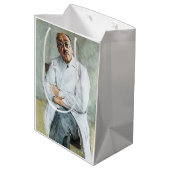 Der Chirurg (von Max Liebermann) Mittlere Geschenktüte (Rückseite Schrägansicht)