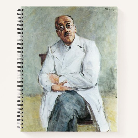 Der Chirurg (von Max Liebermann) Notizblock (Vorderseite)