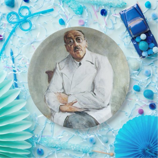 Der Chirurg (von Max Liebermann) Pappteller (Party)