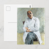 Der Chirurg (von Max Liebermann) Postkarte (Vorne/Hinten)