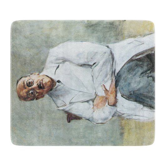 Der Chirurg (von Max Liebermann) Schneidebrett (Vorderseite)