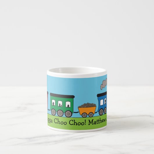 Der Choo Choo des Kindes Dampf-Zug-Tasse Espressotasse (Vorderseite)