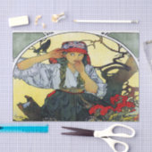 Der Chor 1911 Lehrer Alfons Muchas Moravian Seidenpapier (Handwerk)