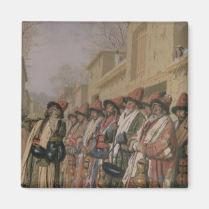 Der Chor der Derwische, der Almosen in Taschkent, Magnet