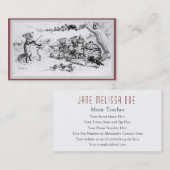 Der Chor - doppelseitig Visitenkarte (Vorne/Hinten)