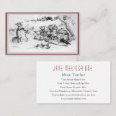 Der Chor - doppelseitig Visitenkarte (Vorne/Hinten)