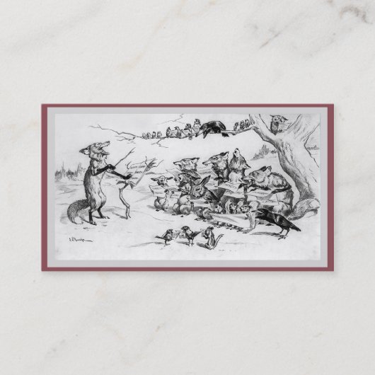 Der Chor - doppelseitig Visitenkarte (Vorderseite)