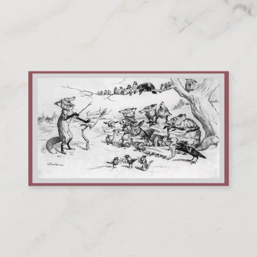 Der Chor - doppelseitig Visitenkarte (Vorderseite)