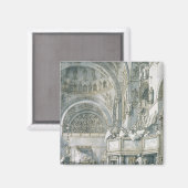 Der Chor in der Markusbasilika, Magnet (Vorderseite/Rückseite)