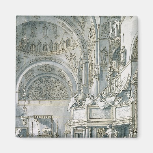 Der Chor in der Markusbasilika, Magnet (Vorne)