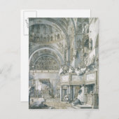 Der Chor in der Markusbasilika, Postkarte (Vorne/Hinten)
