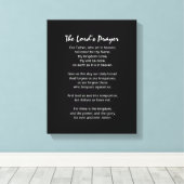 Der Christliche Glaube des Herrn zum Gebet Leinwanddruck (Insitu (Holzboden))