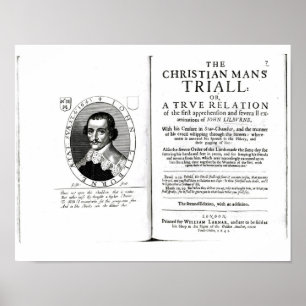 Der christliche Trial des Mannes durch John Poster