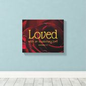 Der Christliche Valentinstag Gottes Liebe Leinwanddruck (Insitu (Holzboden))